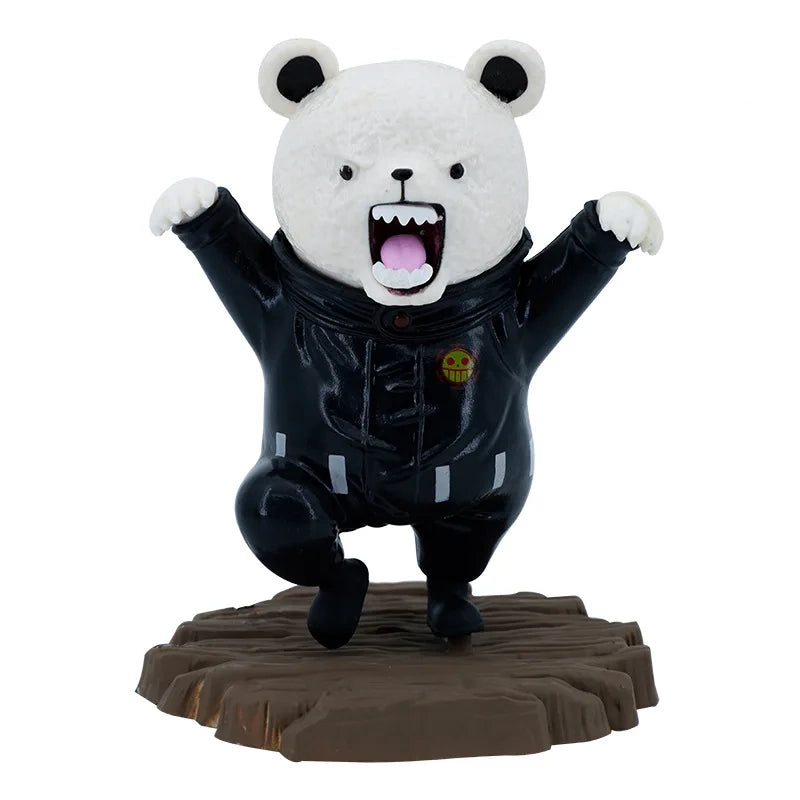 One Piece 13CM Bepo Anime Action Figure Kawaii Cartoon Cute Pet Figurine Beibo Bear Model Toys Decoration for Children Gift Doll