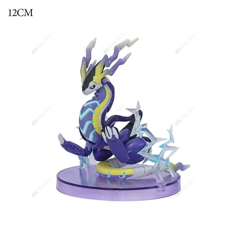 12cm Pokemon Figure Koraidon Miraidon Scarlet and Violet Collection Figurine Toys PVC Action Model Series Dolls Peripherals Gift