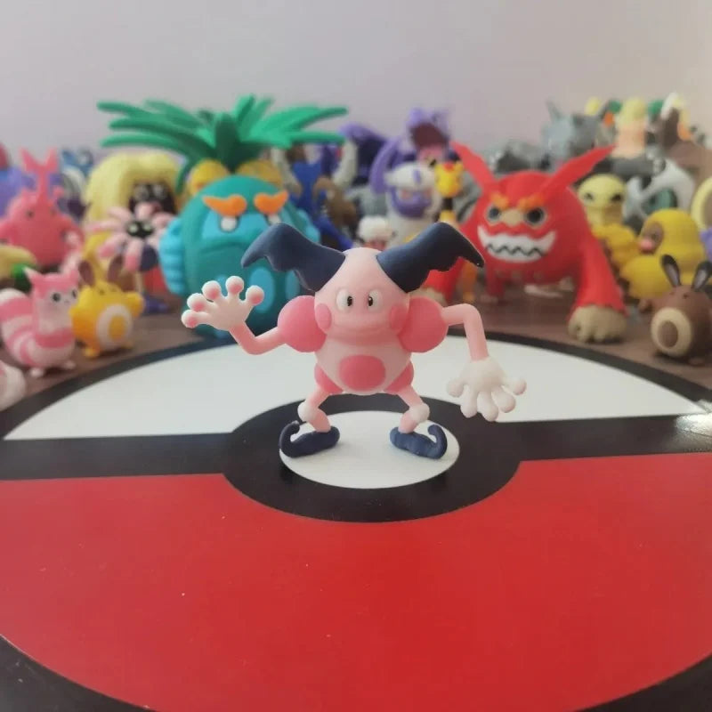 Cartoon Character Mr.Mime Scale World 1:20 Action Figure 3d Print Model Cute Doll Desktop Collection Decoration Kid Toy Gift