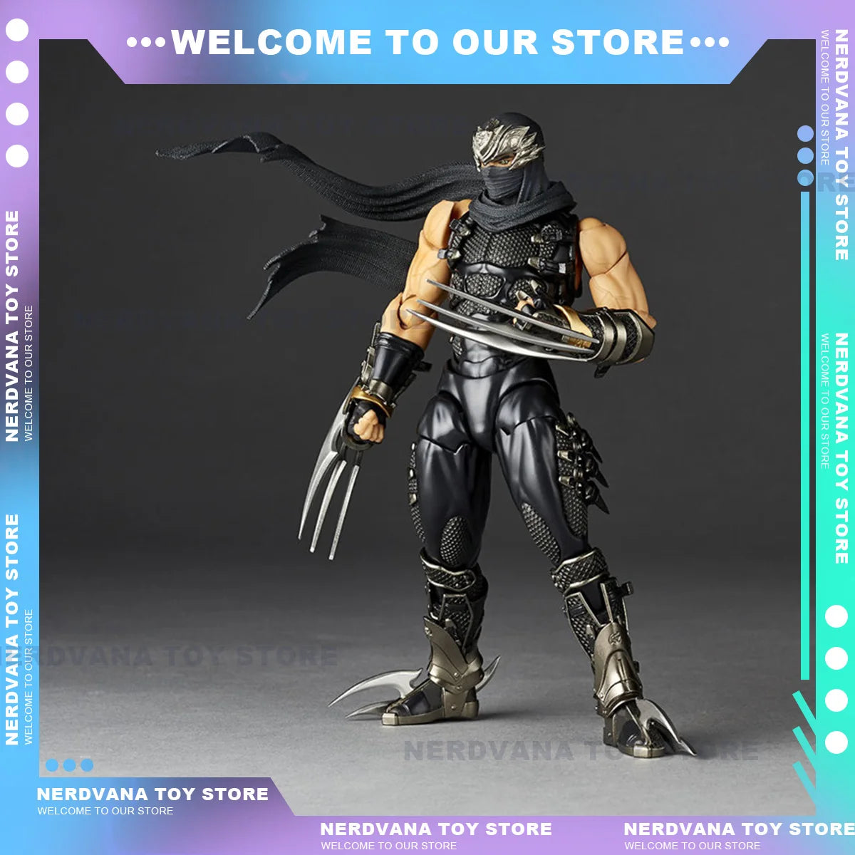 Ninja Gaiden Action Figure RYU HAYABUSA KO Model Kaiyodo Action Figure Amazing Yamaguchi Figure Classic Custom Replica Toy Gift