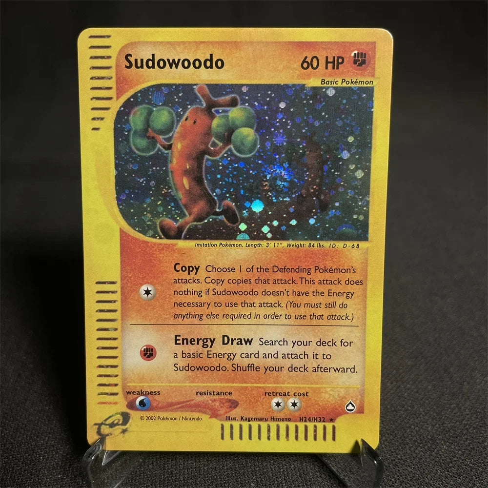 Pokemon Cards Shining Card E-Card Series Vileplume Arcanine Gengar Suicune Game Collection Cards Toys Gifts Proxy Card