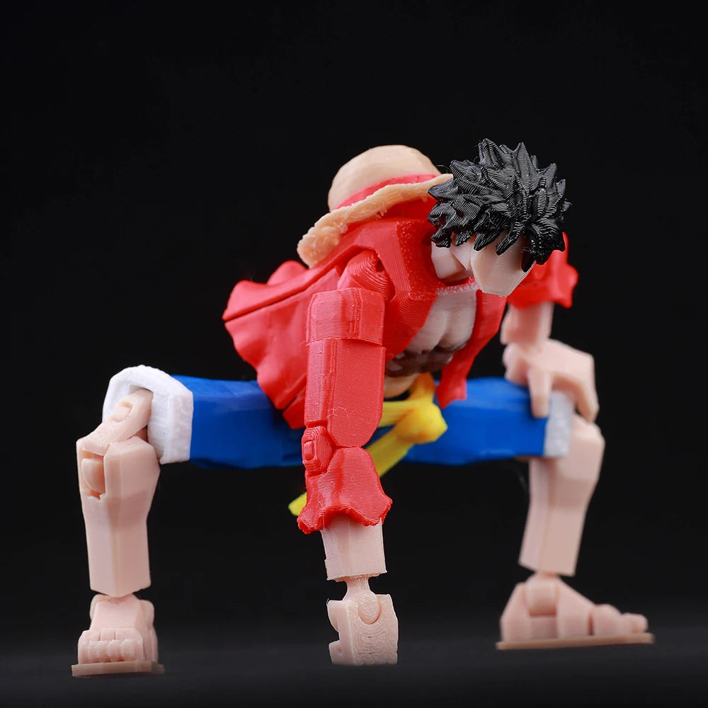 VIP-Dropshipping 9L3D Printed Anime Characters Lucky Dummy 13 Action Figures Multi-Jointed Movable Shapeshift Mannequin Toys