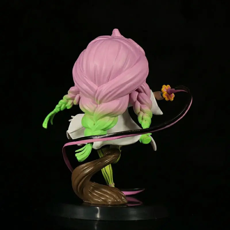 11cm Demon Slayer Figure Kanroji Mitsuri Anime Figure Kisatsutai Figurine Model Statue Doll Collection Decoration Toys Kids Gift