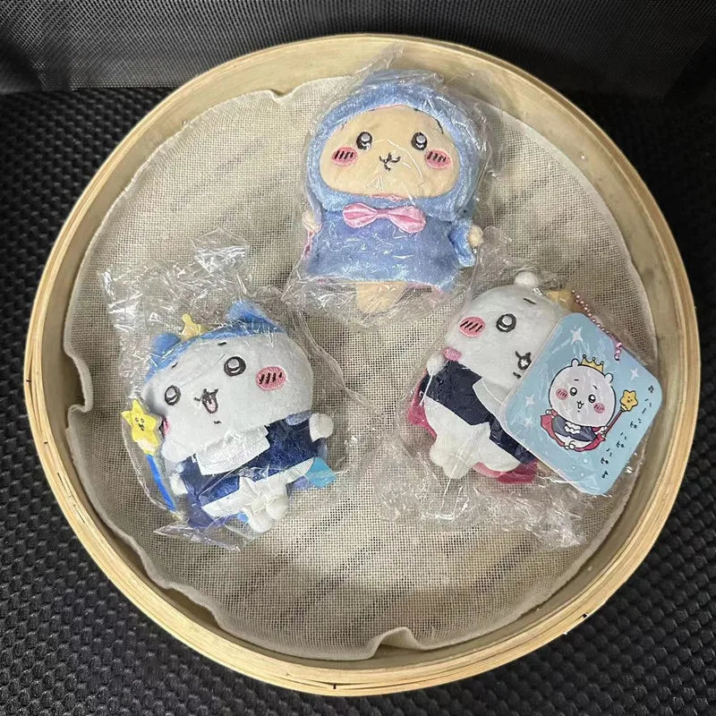 Cartoon Anime Chiikawa Plush Keychain Kawaii Cute Usagi Hachiware Cartoon Doll Pendant Accessories Bag Accessories Girls Gift