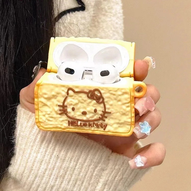 For Airpods 4 Earphone Silicone Case For Airpods Pro2 Protective Cartoon Cover For Air pod 1 2 3rd airpods4 Bags
