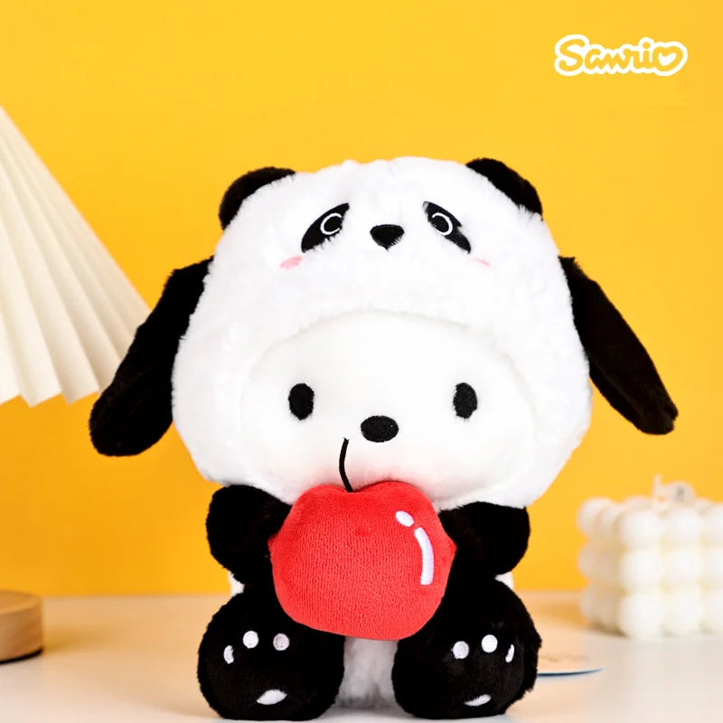 Genuine Anime Sanrio Pochacco Dog Stuffed Toys Cute Plush Toys Plushies Kawaii Throw Pillow Dolls Birthday Gifts For Girls Kids