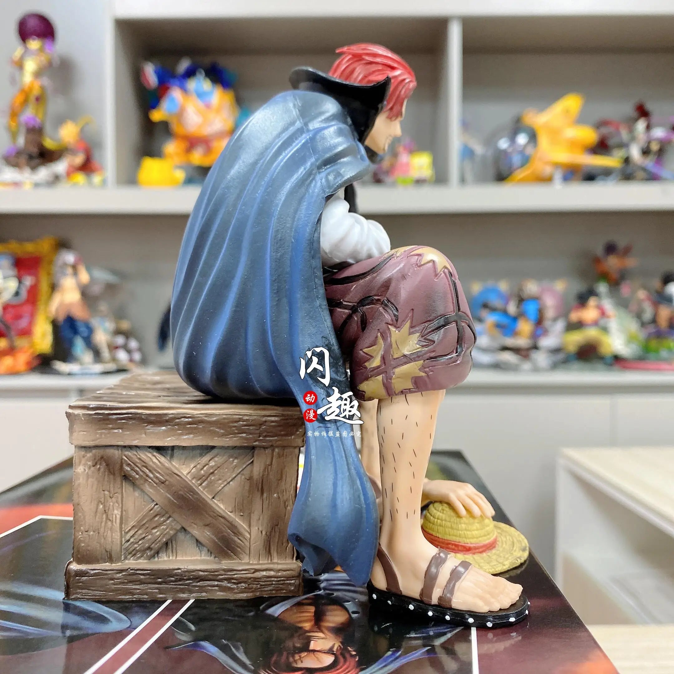17cm One Piece Shanks Anime Figures Film Red Yonko Red Hair Shanks Action Figure PVC Statue Figurine Model Decoration Doll Toys