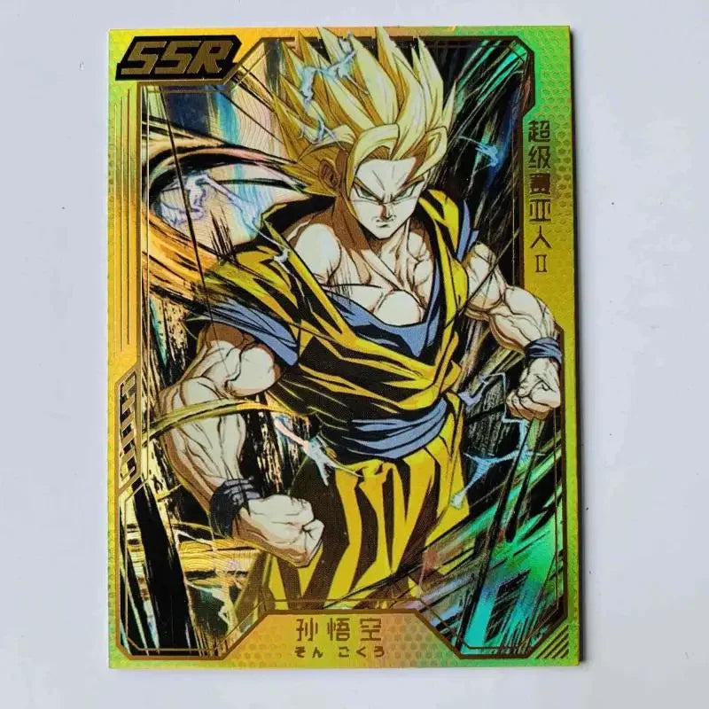 Dragon Ball Ssr Card Son Goku Gotenks Bejita Yonsei Android 21 Vegetto Super Saiyan Collection Children's Toys Birthday Gifts