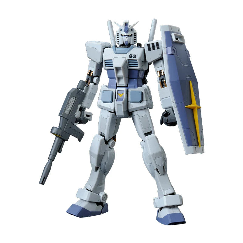 Model BANDAI RG 1/144 RX-78-3 G-3 Gundam Assembly Action Figure Anime Figurine Collections Toys Gifts for Kids