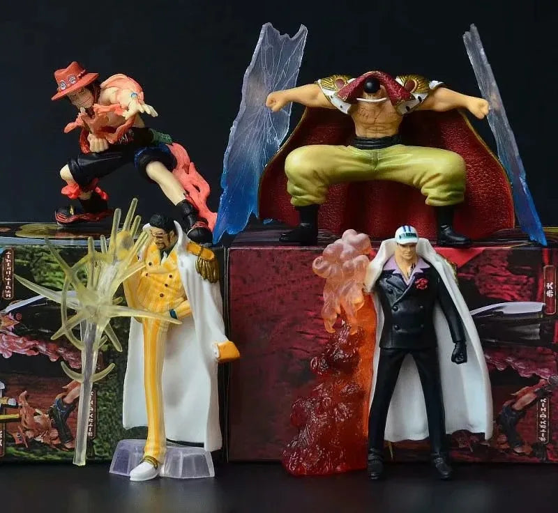 Anime One Piece Portgas D Ace Edward Newgate Sakazuki Borsalino Battle Ver. PVC Action Figure Statue Collectible Model Toys Doll