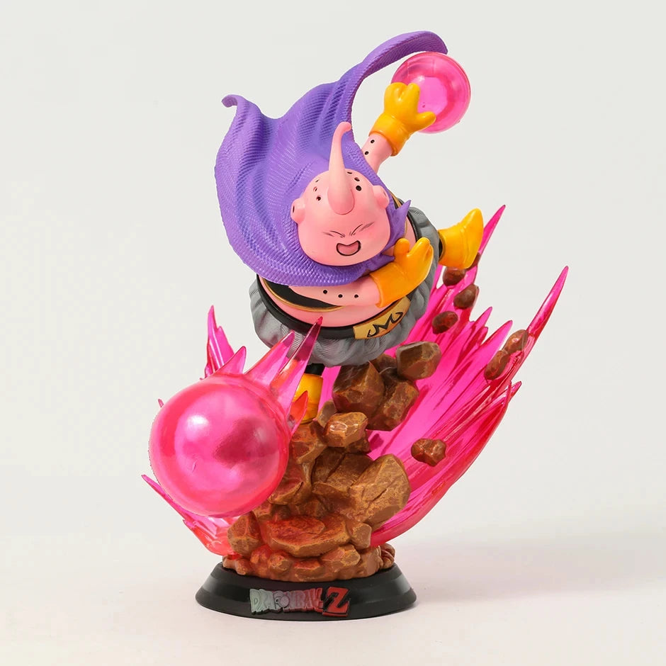 Dragon Ball Z Fat Buu 21cm Anime Figure Majin Buu With Light GK Figurine PVC Statue Model Doll Collectible Desk Decora Toy Gifts