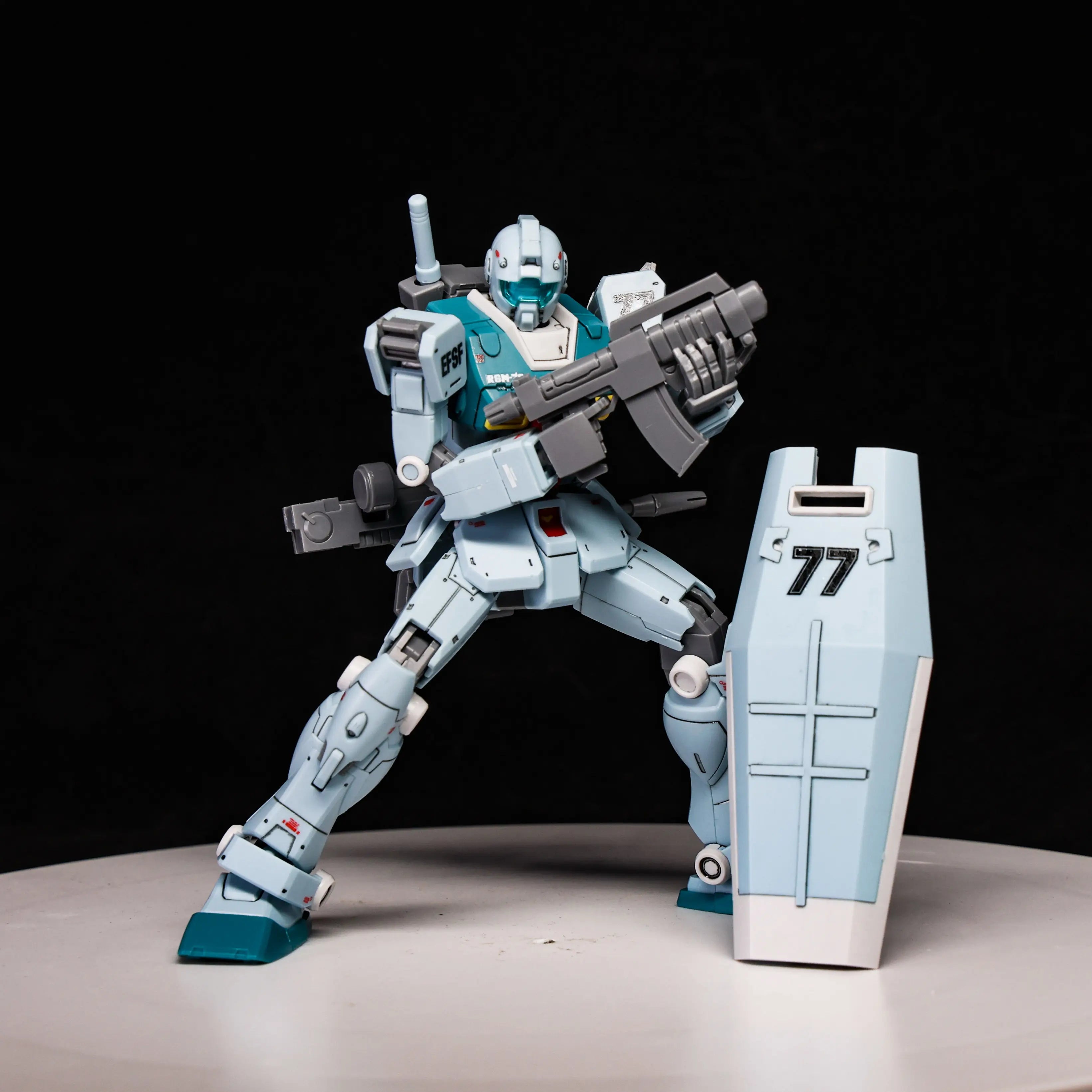 Gaoke GTO HG 1/144 RGM-79 GM Moroccan Assembly Model Kit Collection Figure Anime Robot Toy Ornament Desktop Decorations Gift