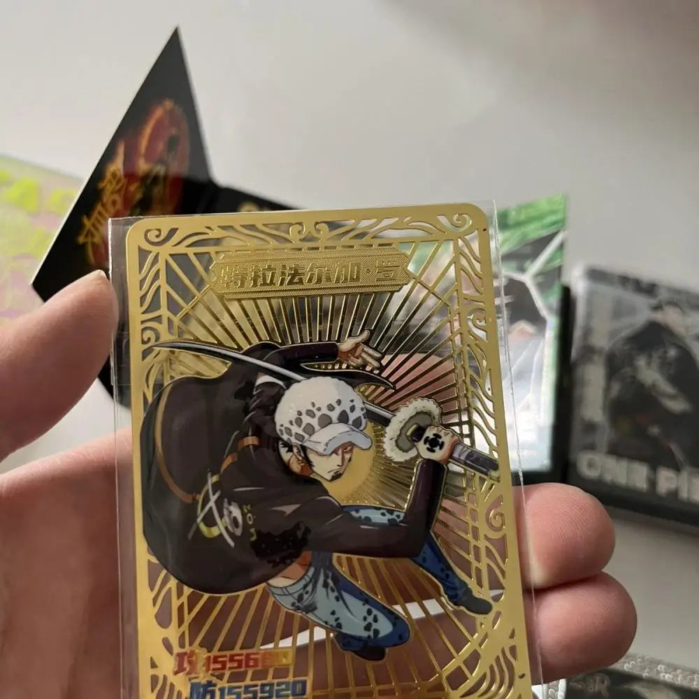One Piece Collections Rare Cards Box Booster Pack Anime Luffy Zoro Chopper Tcg Game Random Collectibles Card Child Birthday Gift
