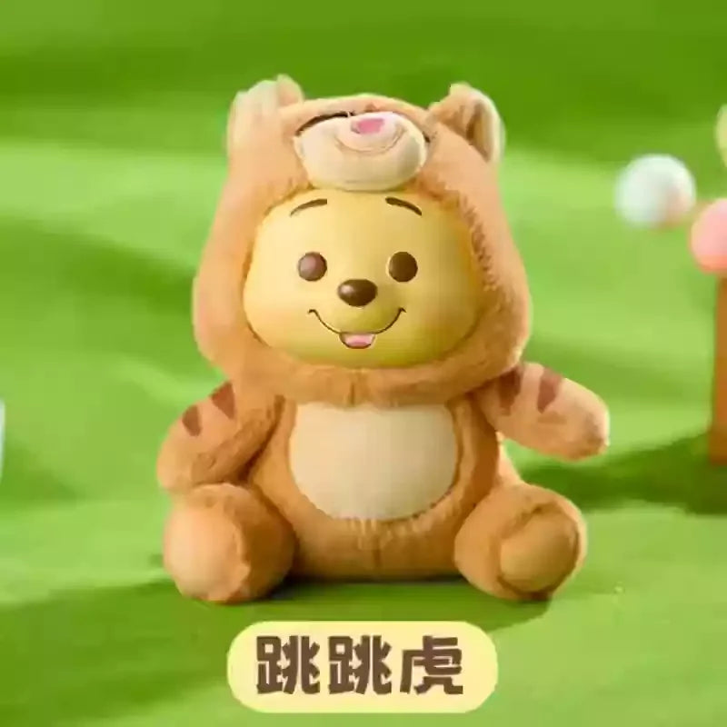 Miniso Disney Pooh Bear Pendant Blind Box Series Naughty Party Vinyl Children'S Toy Cute Model Birthday Gift Ornament Collect
