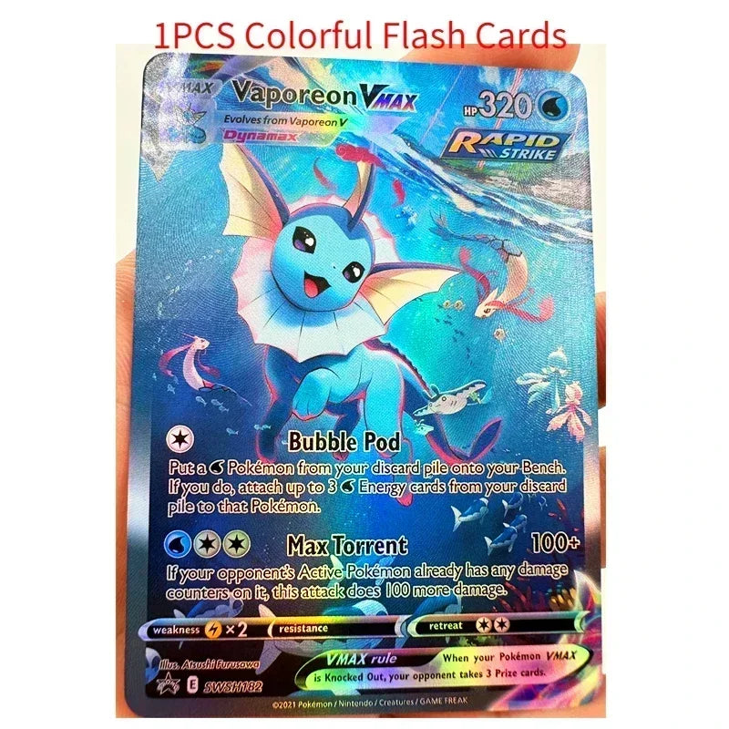 PTCG Pokemon Vmax Charizard Rayquaza Umbreon Toys Hobbies Hobby Collectibles Game Collection Anime Cards