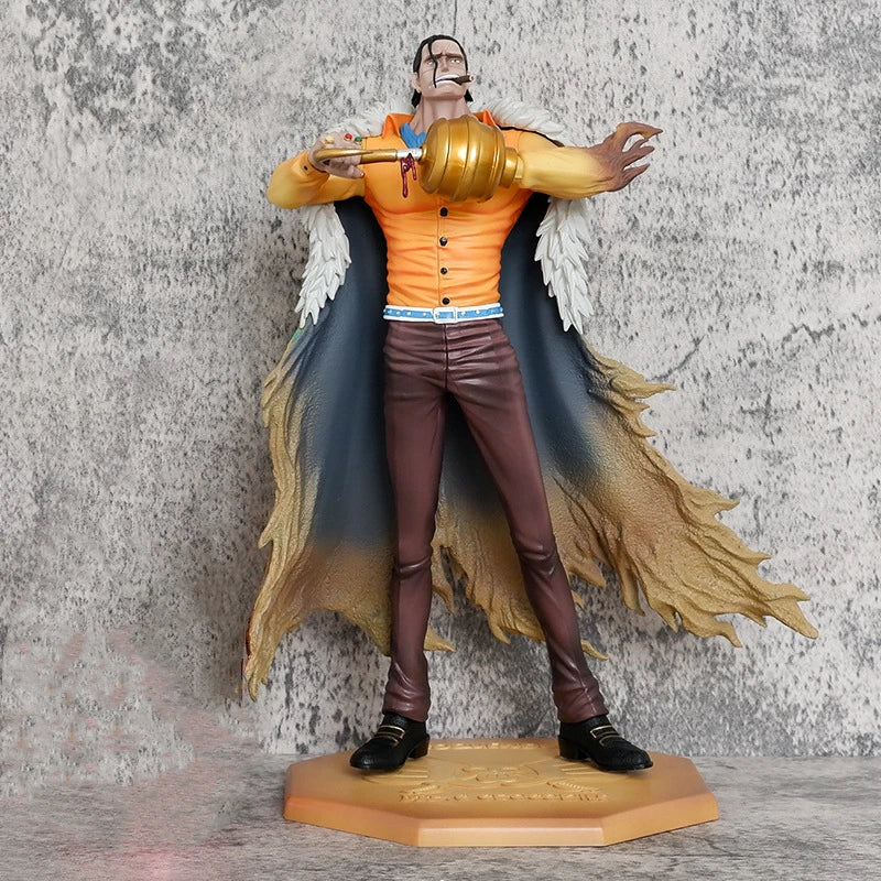 Anime One Piece Sir Crocodile Battle Ver. PVC Action Figure Statue Collectible Model Kids Toys Doll Gifts 29CM