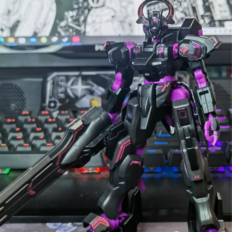 Schwarzette Neon Purple MDX-0003 HG 1/144 Assemble The Model Action Figures Desktop Decoration Children'S Toys Gift Collectible