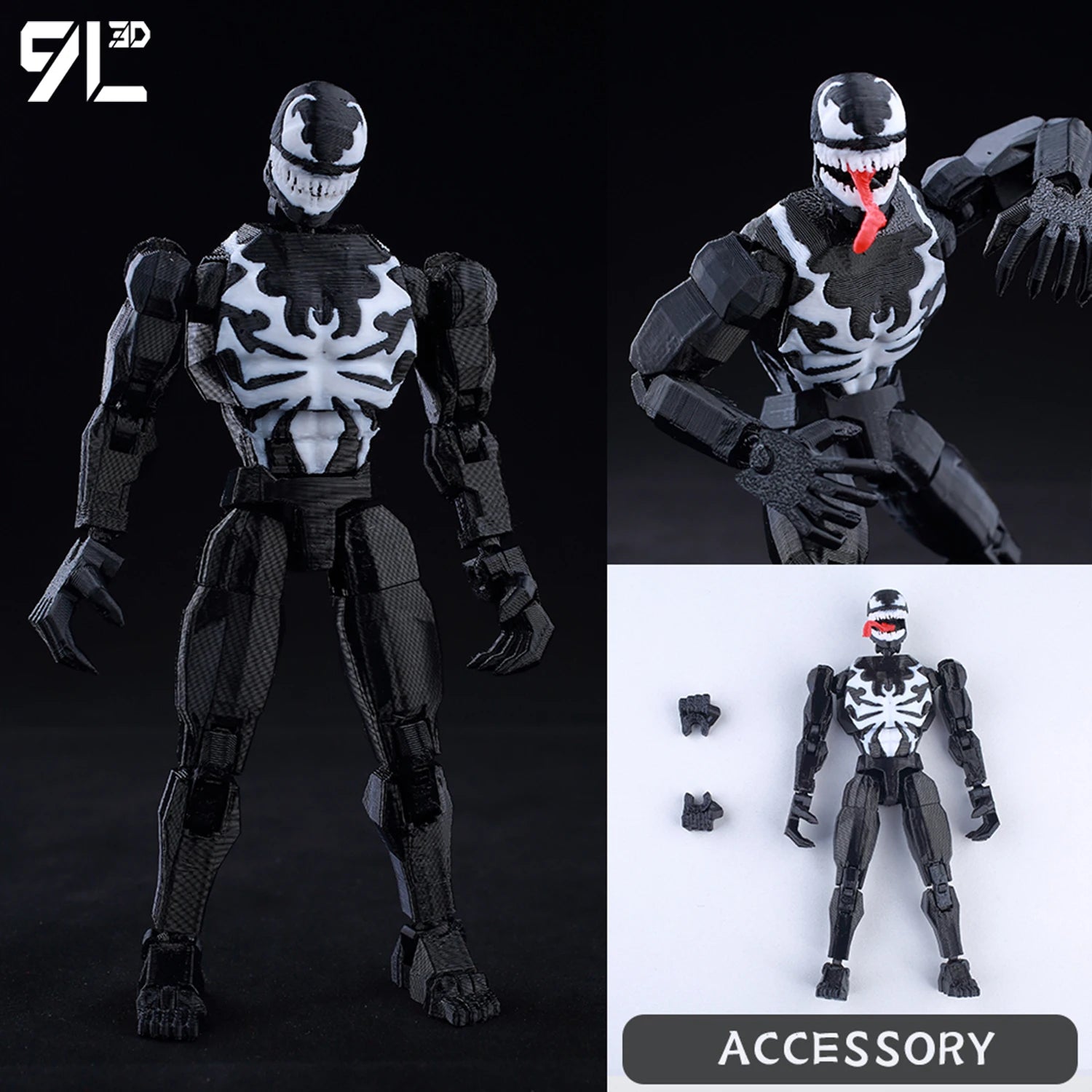 VIP-Dropshipping 9L3D Printed Anime Characters Lucky Dummy 13 Action Figures Multi-Jointed Movable Shapeshift Mannequin Toys
