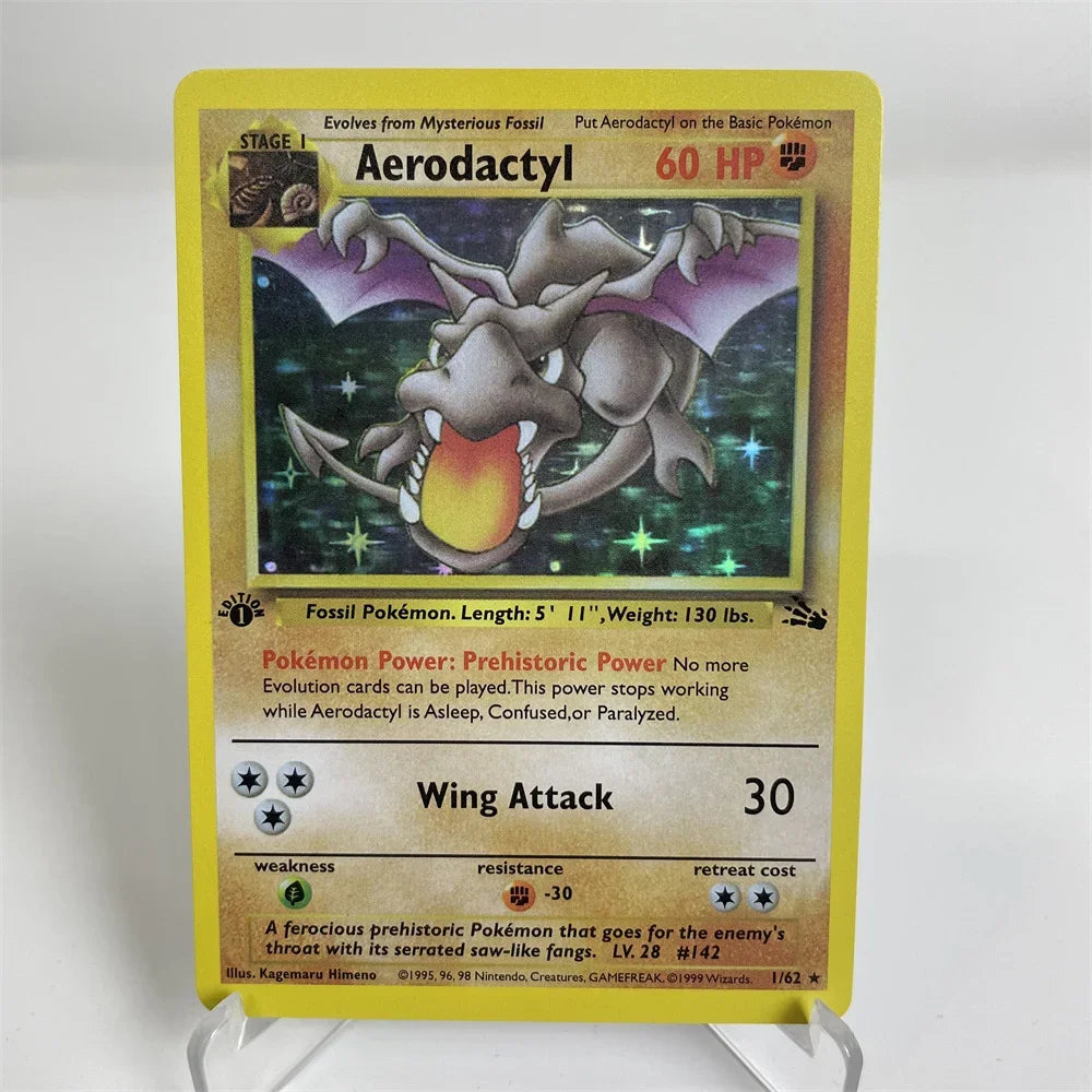 Holographic PKM Collection Cards PTCG Proxy Card Blue Core Paper Card Kids PKM Vaporeon/SnorlaxDragonite/Blastoise