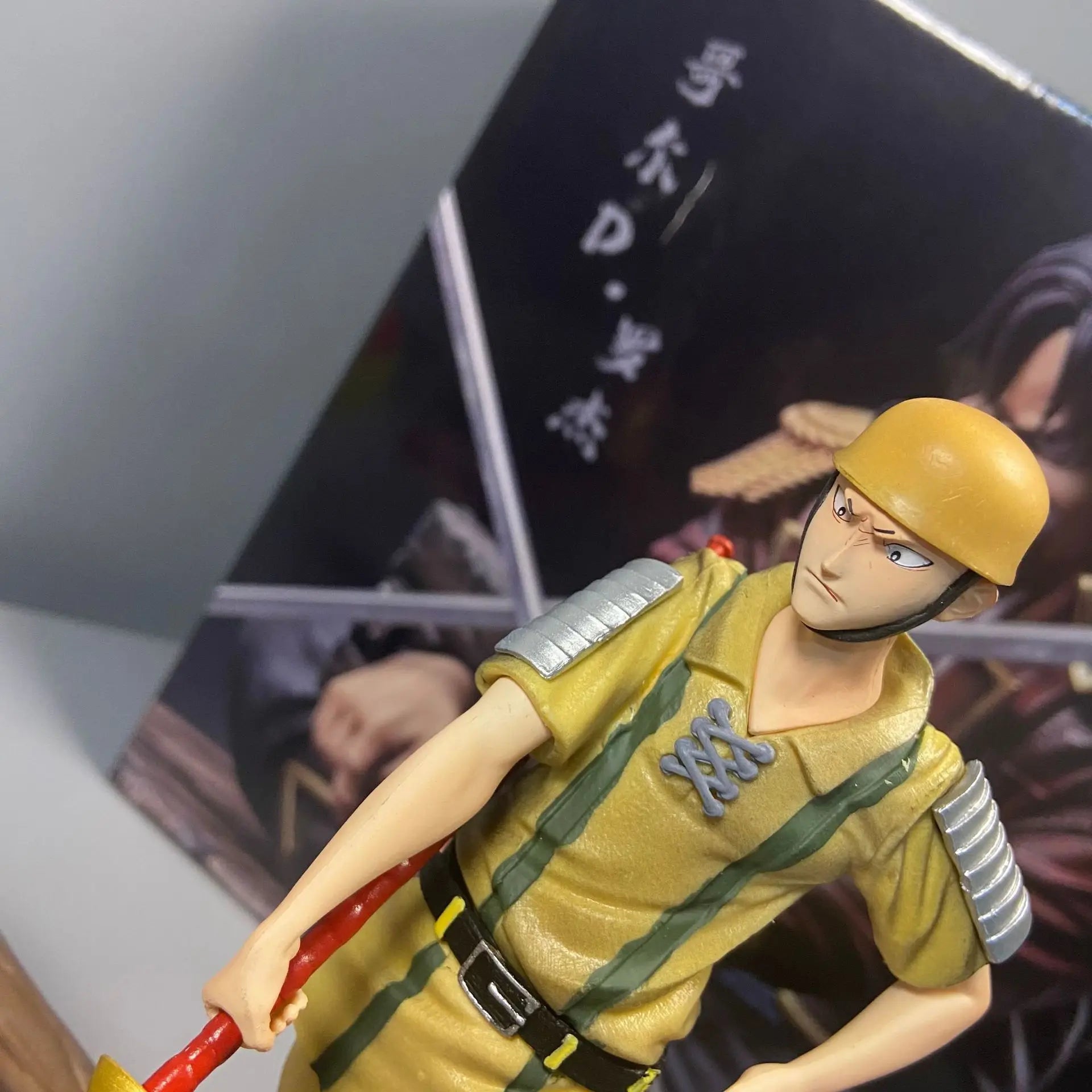 26cm One Piece Gol D Roger Execution Desk Soldier Anime Action Figure Model Gk Statue Collection Desktop Decoration Ornament Toy