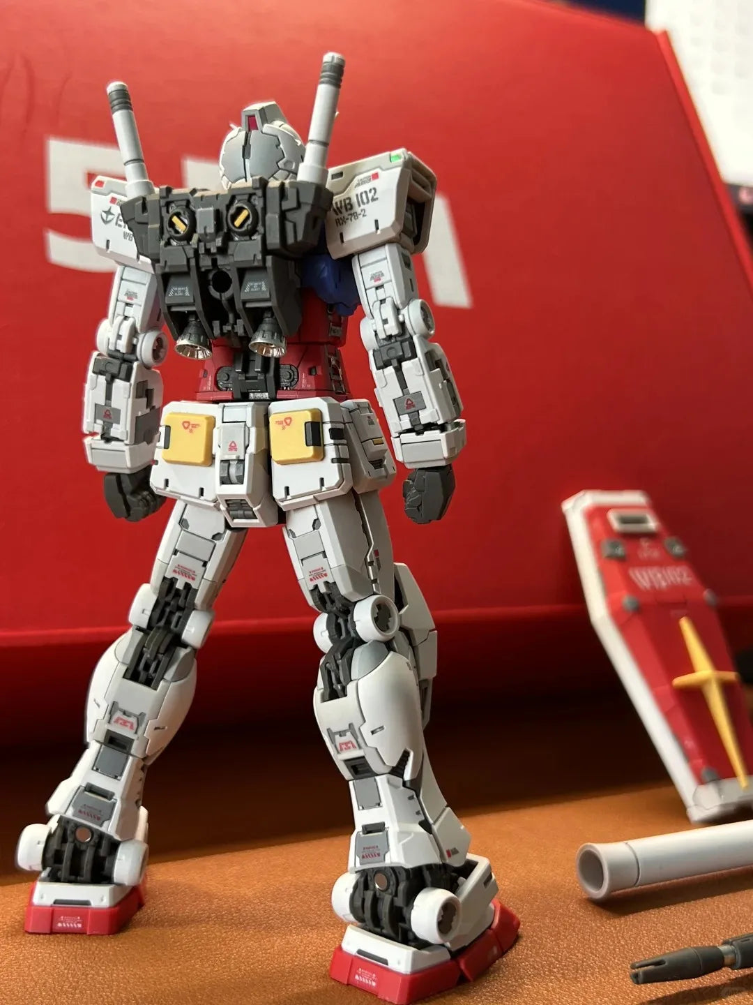 CHANGLONG 5501 RG 1/144 RX-78-2 Ver 2.0 Model Kit Collection Assembly Action Figures Robot Figurine Plastic Model Kids Toy Gift