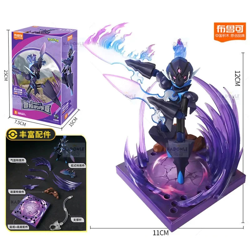 POKEMON Ceruledge Charizard Greninja Meowscarada Building Blocks Pokémon Special Effects Action Figure Toy Gift