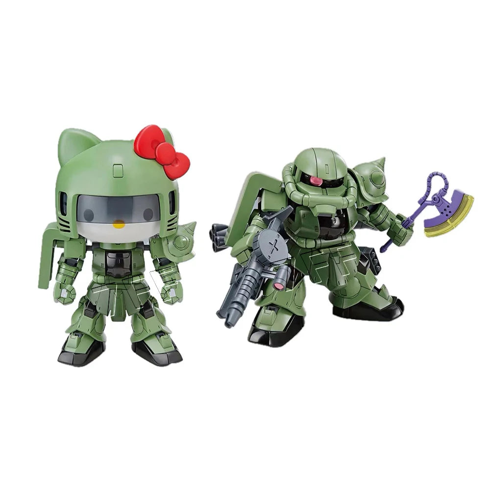 New Kt Ms-05 Zakuii Sd Anime Figures Sdcs Assembly Model Statue Action Figure Doll Collection Decor For Kids Toys Gifts