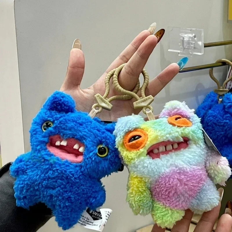 Fuggler Funny Ugly Monster New Misfits Baby Fugg Cute Plush Toy Backpack Pendant Keychain Pendant Collectible Gifts