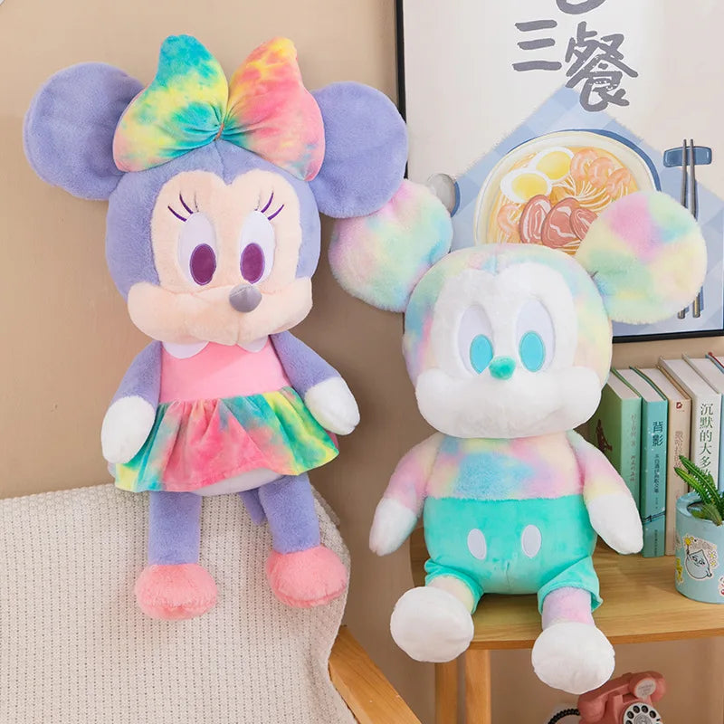Disney Plush Stuffed Doll Cute Mickey Minnie Kawaii Children's Gift Soft Pillow Girl Birthday Gift Room Decoration