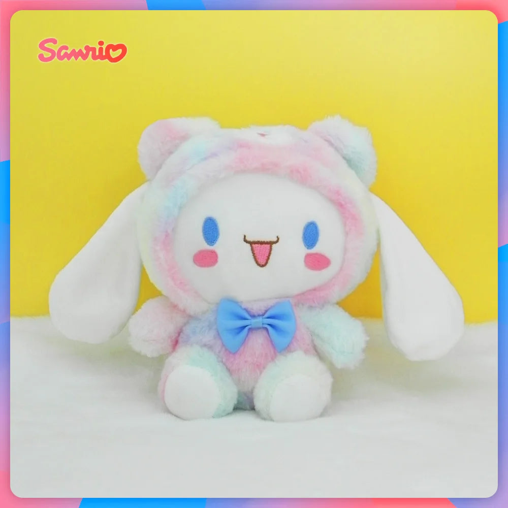 20cm Anime Sanrio Plush Toys Kawaii Hello Kitty Cinnamoroll Kuromi Pom Pom Purin cat Gift Dolls Stuffed Children Plushies Doll