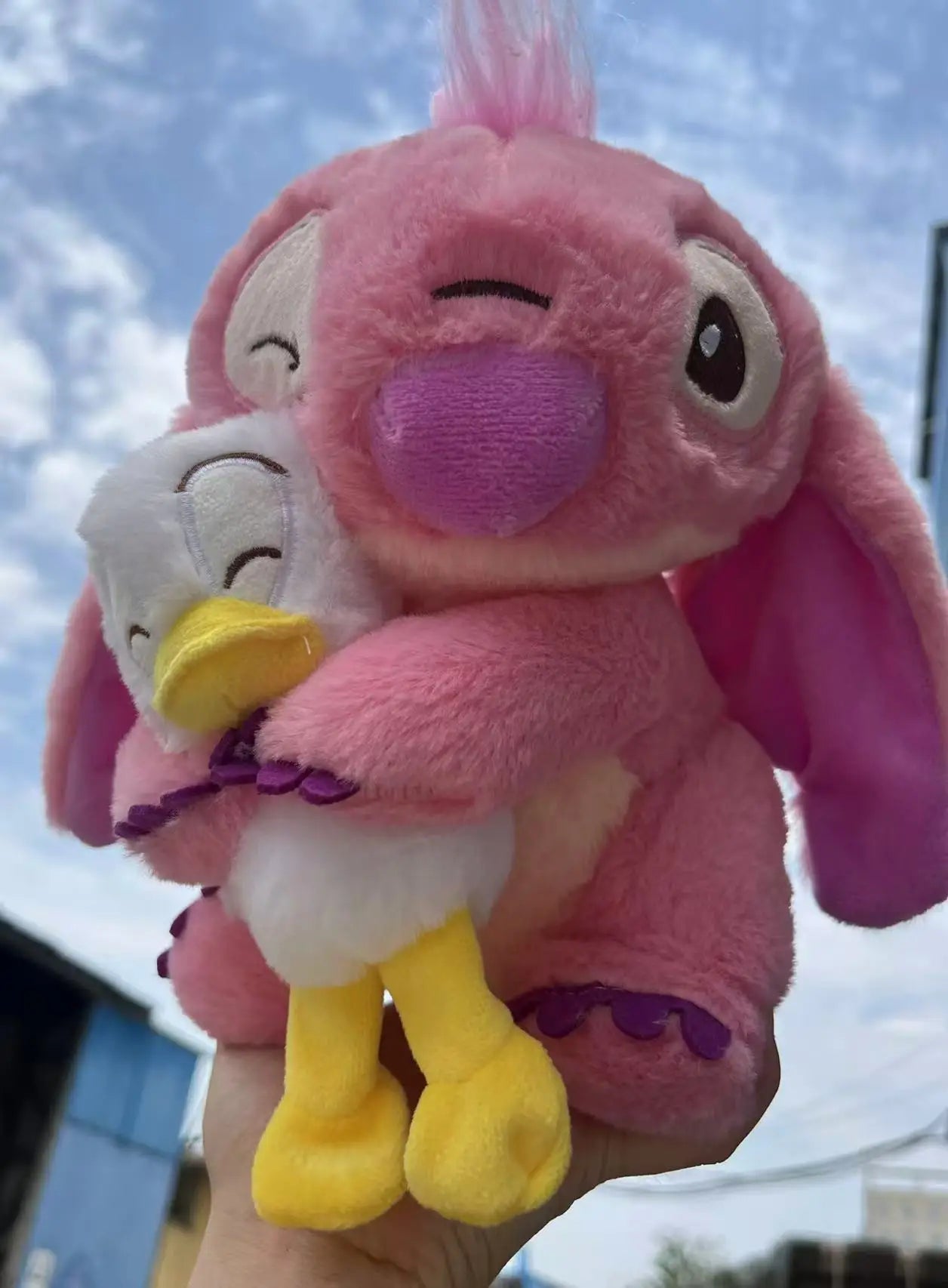 20cm Disney Plush Doll Stitch Lilo Doll Cute Duck Stitch Plush Stuffed Toy Christmas Children's Birthday Gift Kawaii Toys