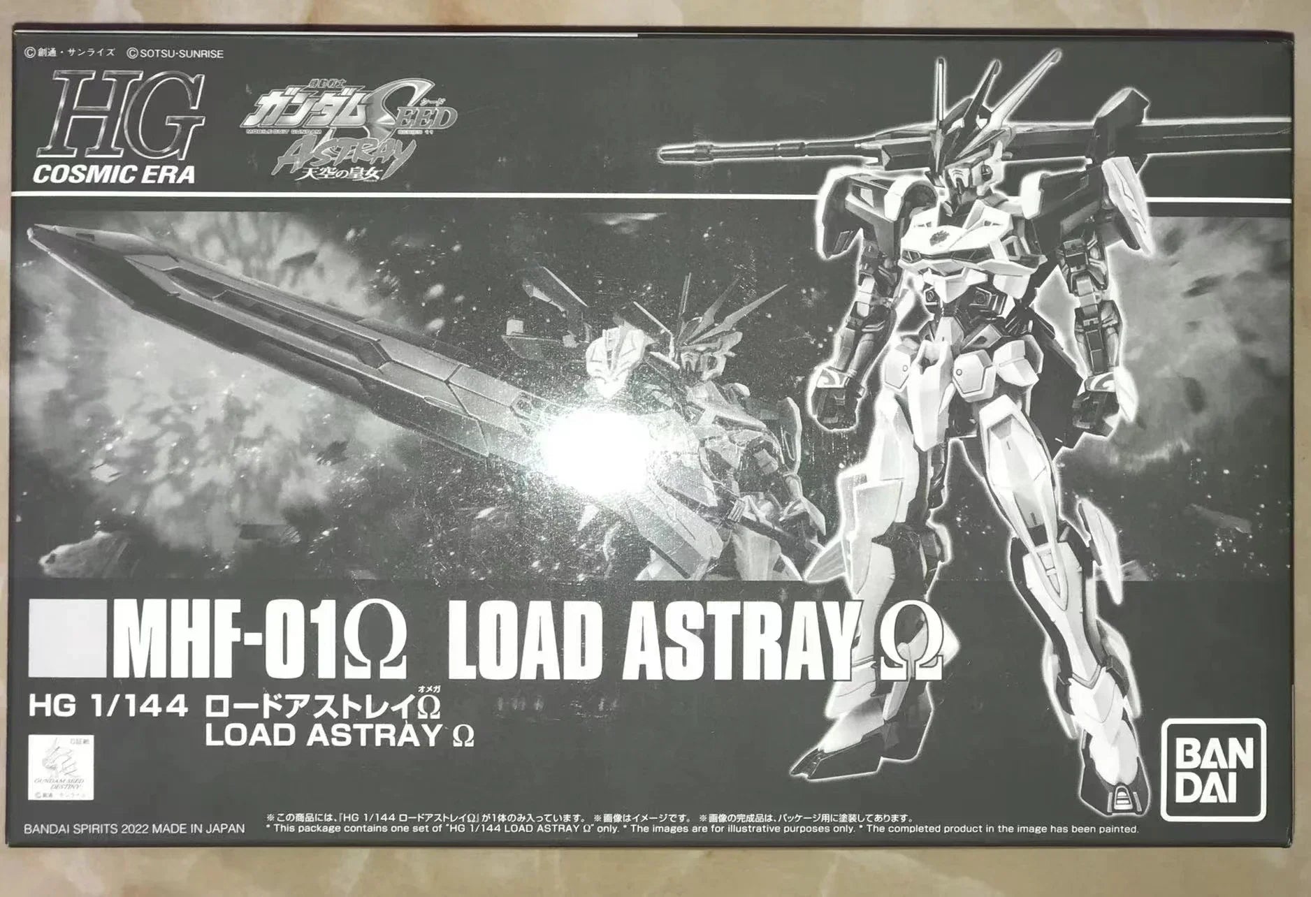 Bandai Original Model Kit GUNDAM HG PB MHF-01 LOAD ASTRAY 1/144 Anime Action Figure Assembly Model Toys Robot Gift for Boys