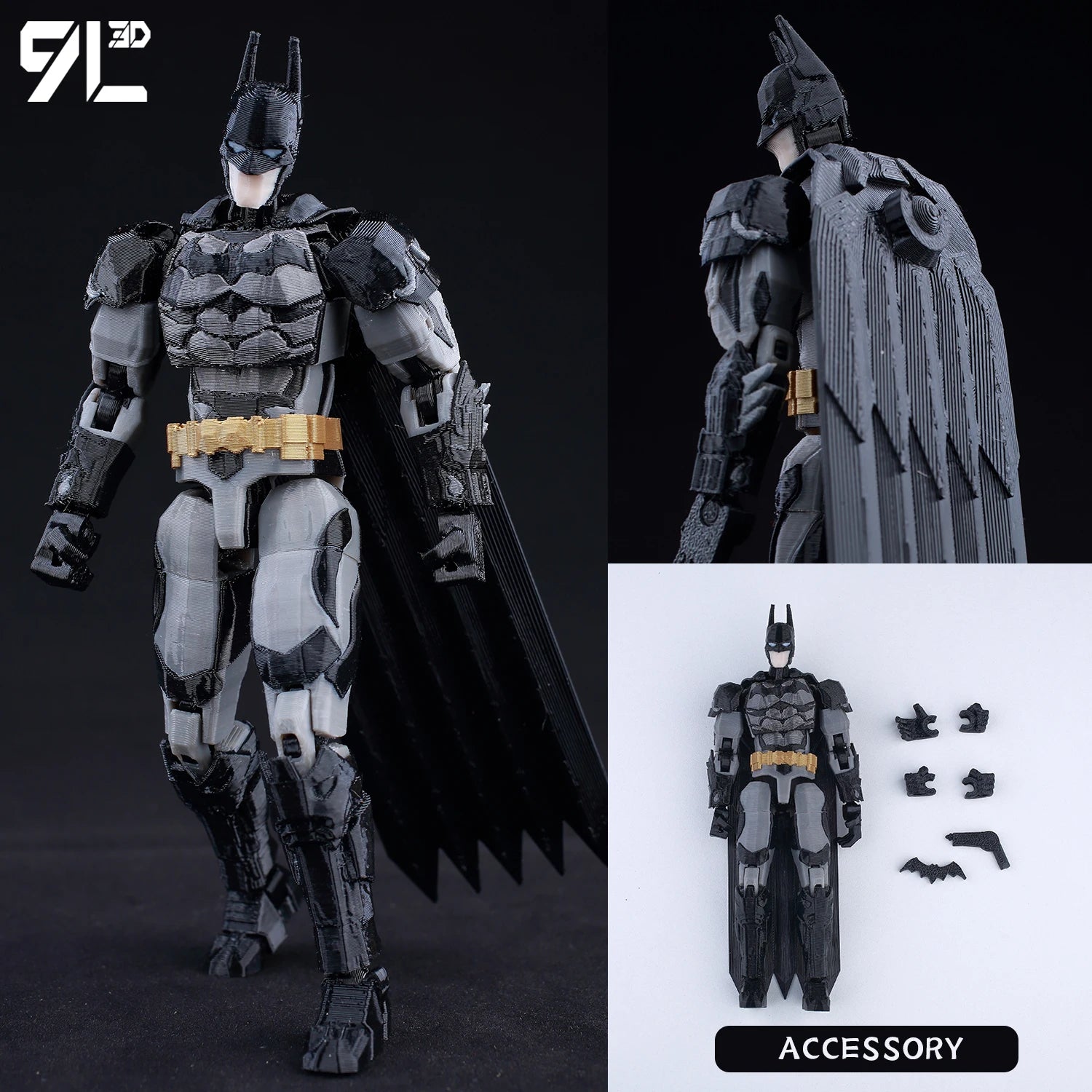 VIP-Dropshipping 9L3D Printed Anime Characters Lucky Dummy 13 Action Figures Multi-Jointed Movable Shapeshift Mannequin Toys