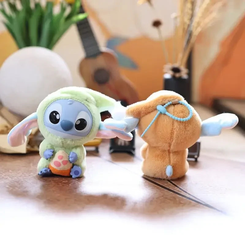 Stitch Stuffed Toys Keychain School Bag Pendant Decorated Plush Doll Children Graduation Season Commemorative Gifts