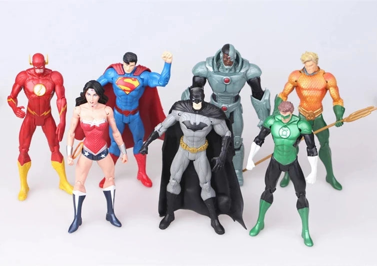 Justice League Batman V Superman Action Figure  Superman Batman Wonder Woman The Flash Green Lantern DC Collectible Toy Gifts