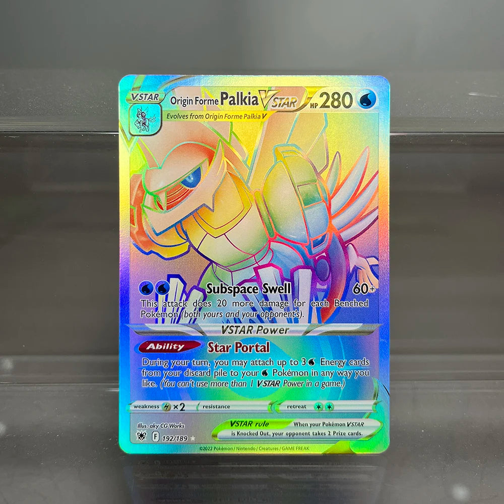 Pokémon Sword-shield Single Holographic Cards Origin Forme Palkia Umbreon Starmie Game Collection Cards PTCG Proxy Cards