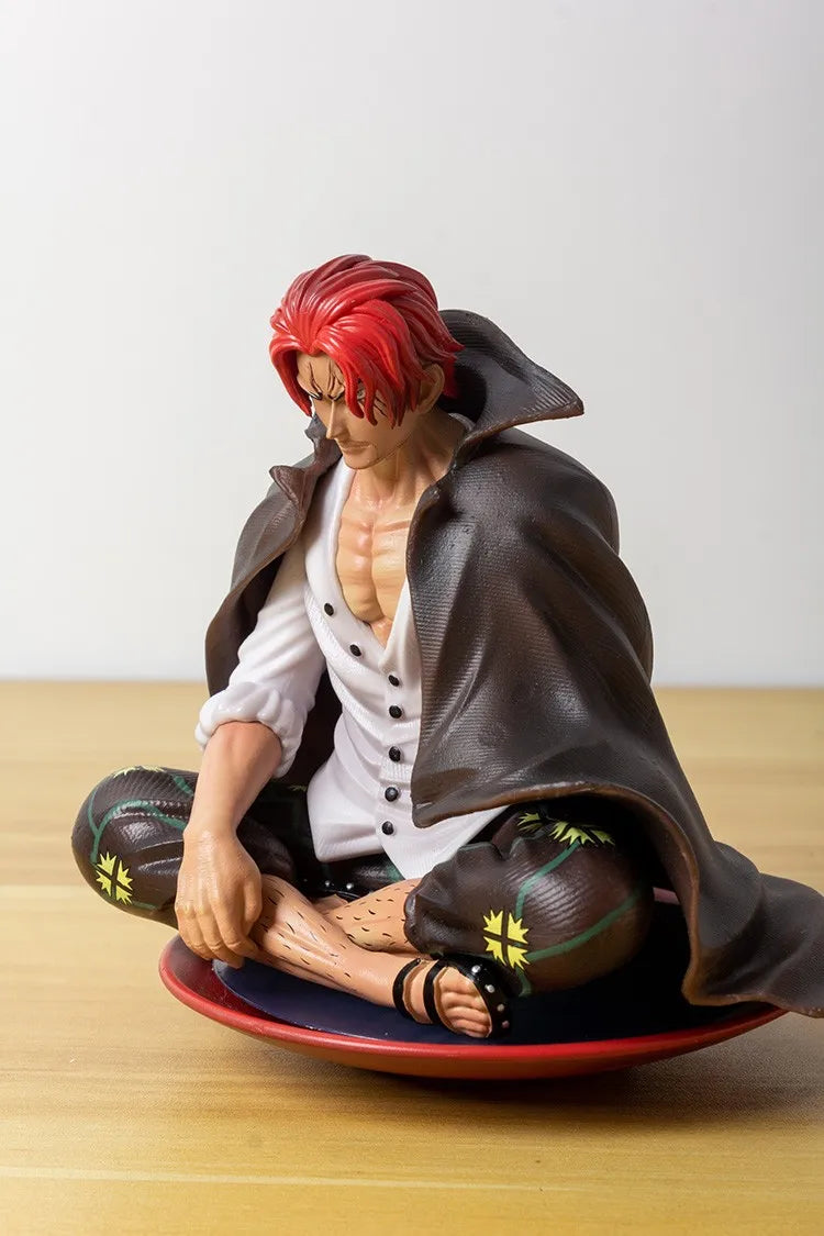 17cm One Piece Shanks Anime Figures Film Red Yonko Red Hair Shanks Action Figure PVC Statue Figurine Model Decoration Doll Toys