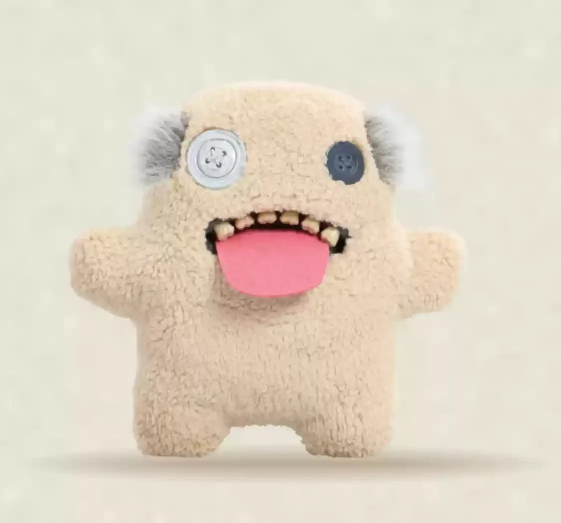 British Original Genuine Fuggler Limited Rare Funk Tooth Baby Tooth Monster Plush Toy Ugly Funny Doll Creative Friend Gifts