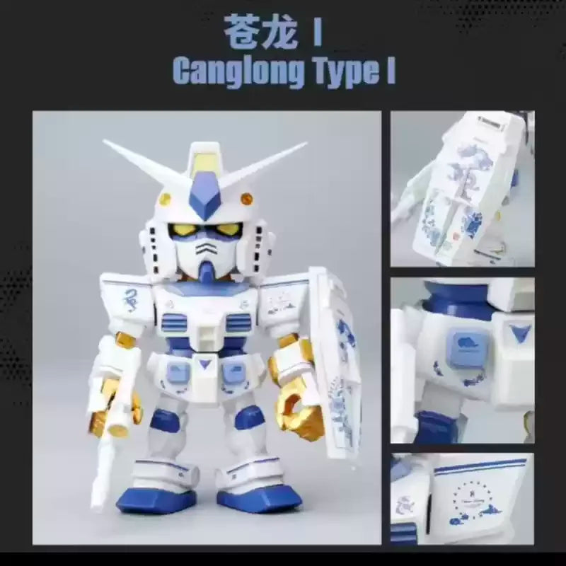 Jay Chou Phantaci Lm Series Figures Gundam Qmsv Movie Peripheral Robit Rx-78-2 Trendy Toy Desktop Model Cool Boy Birthday Gift
