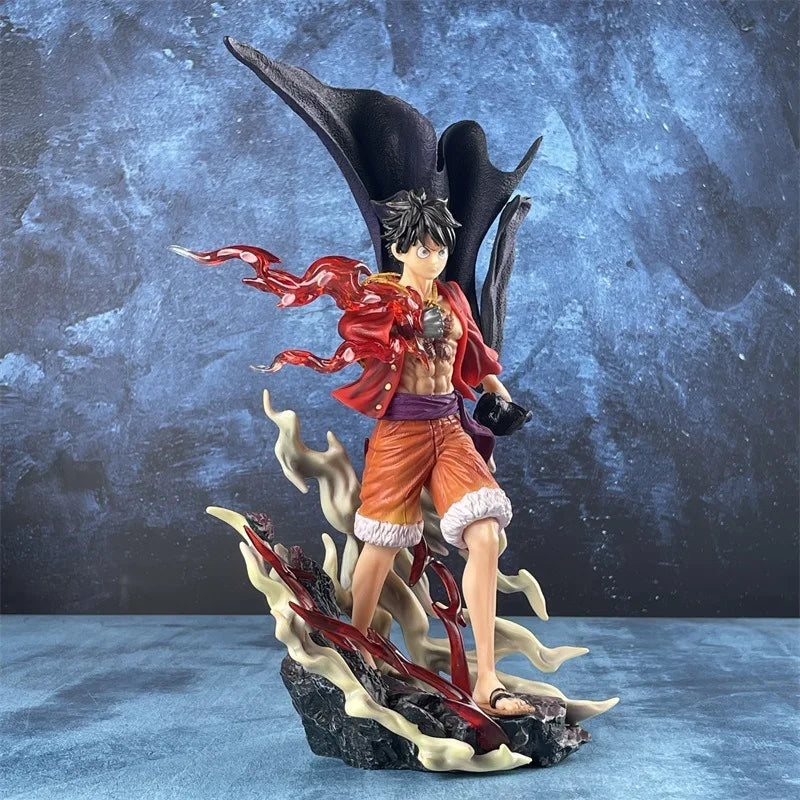 28cm One Piece Luffy Figures Monkey D Luffy Walking Style Action Figures Anime Collection Pvc Model Doll Toys Kid Birthday Gift