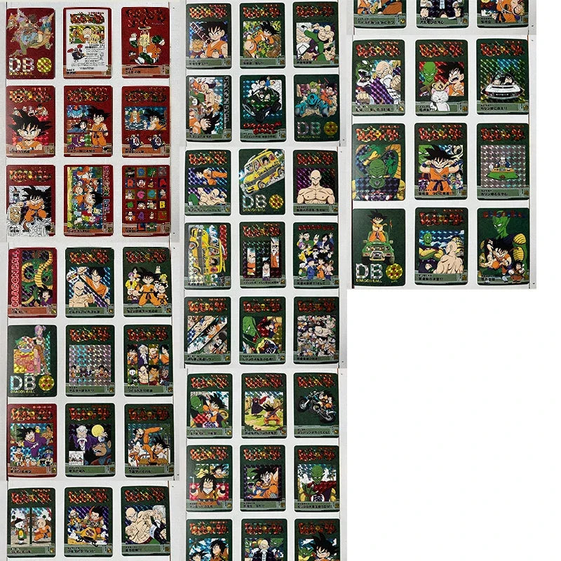Dragon Ball Super Son Goku Bulma Krillin Frieza DIY Homemade Bronzing Game Toys Collection Card Christmas Birthday Gift