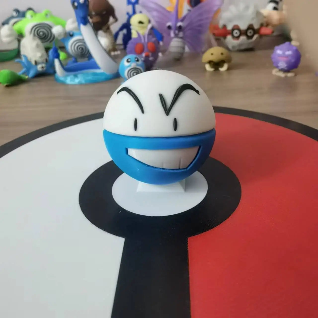 Pokemon Anime Figures Electrode Voltorb Proportion World 1:20 Diy 3d Printing Cute Cartoon Character Desktop Model kids toy Gift