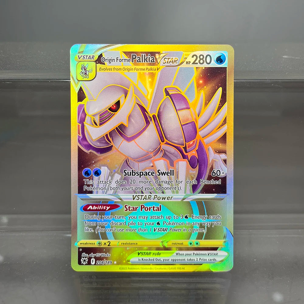 Pokémon Sword-shield Single Holographic Cards Origin Forme Palkia Umbreon Starmie Game Collection Cards PTCG Proxy Cards