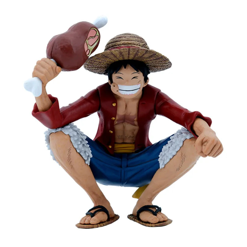 15cm One Piece Anime Figures Straw Hat Monkey D Luffy Action Figure Model Pvc Statue Doll Statue Model Collection Toys Gift