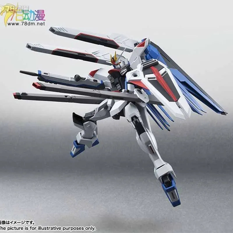 Bandai Original MODEL KIT ROBOT SPIRITS FREEDOM GUNDAM Action Figure Model Toys Gifts For boys Collectible Foam box sends