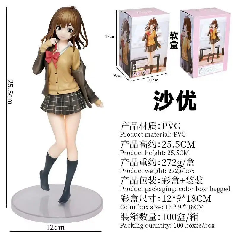 Sayu Ogiwara Anime Girl Figure I Shaved and Took in a High School Runaway Ogiwara Sayu Action Figure Model Doll Toys