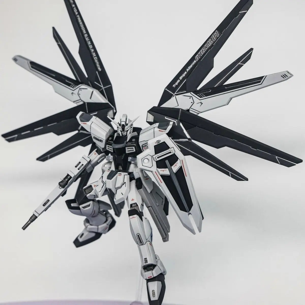 JMS HG 1/144 ZGMF-X10A Freedom Assembled Model Kit Blue Cherry Unstarted Colors Fixed Version Collectible Model Ornament Gift