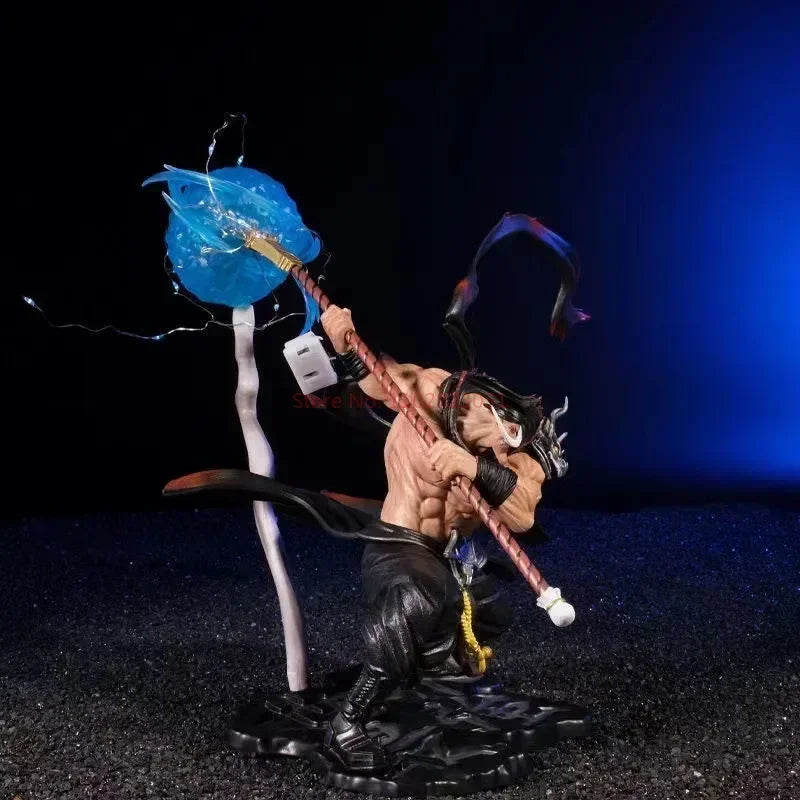 29cm Anime One Piece White Beard Edward Newgate Four Emperors Tiens Luminous Action Figure Collectible Model Toy Birthday Gifts