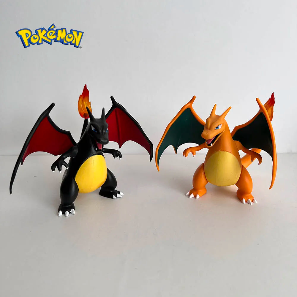 10cm Pokemon Anime Charizard Action Figures Pocket Monster Model Doll Collectible Cartoon Charmander