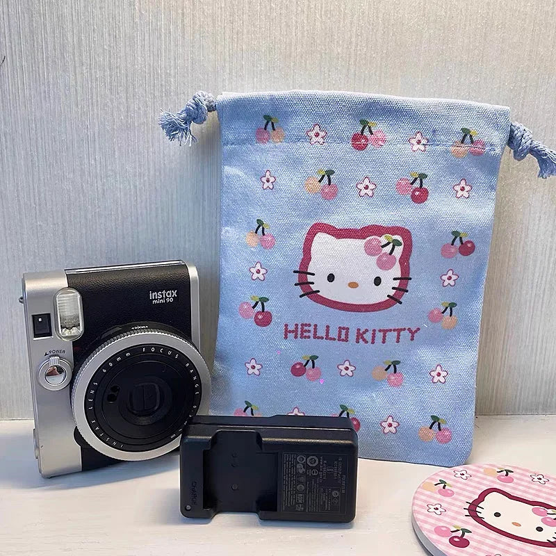 NEW Cute HelloKitty Storage Bundle Pocket Portable Change Toilet Bag Women's Small Bag Large Capacity Makeup Bag girl gifts